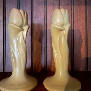 Vintage Van Briggle Candle Holders